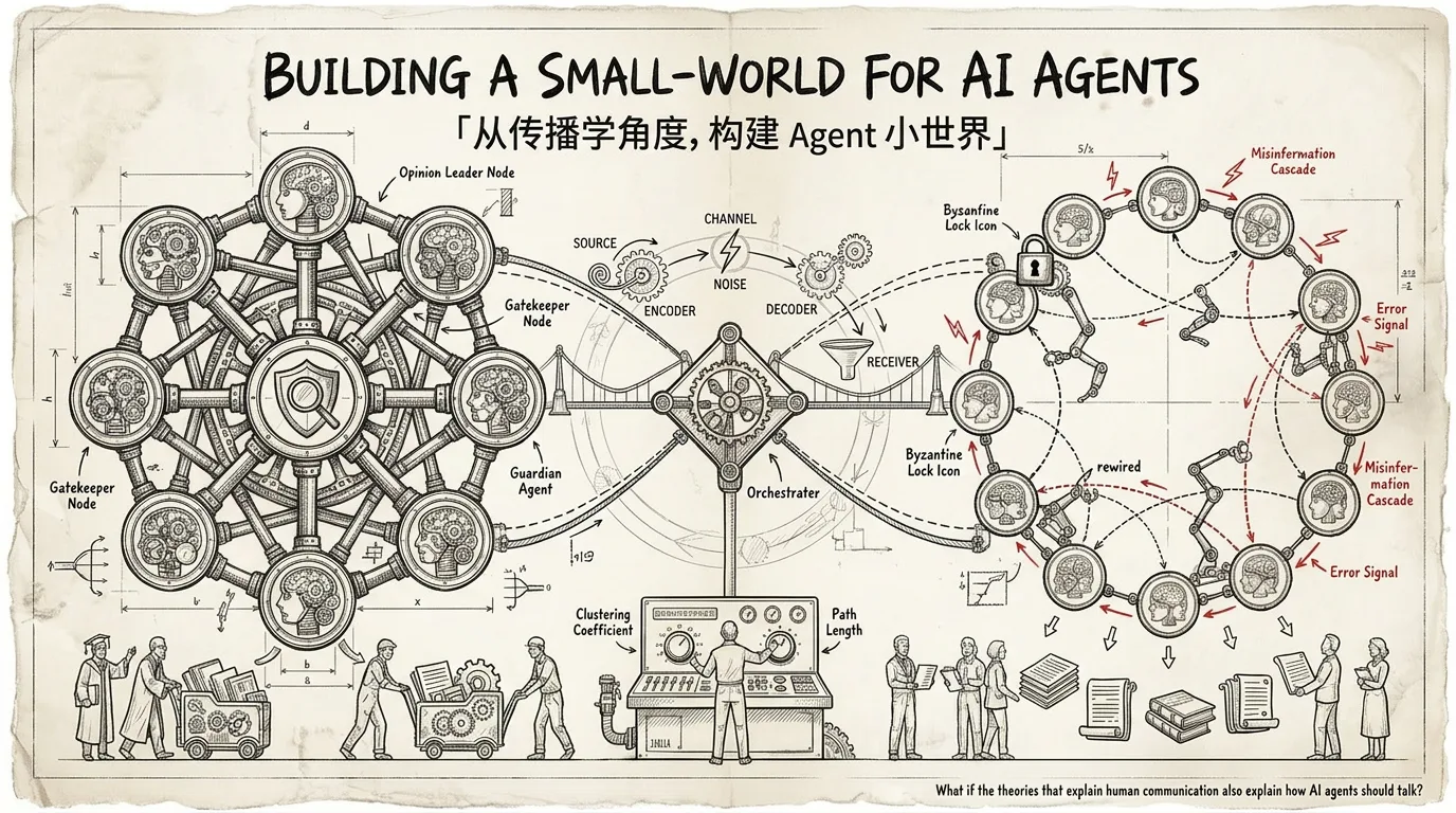 Building Agent Worlds from Communication Theory
